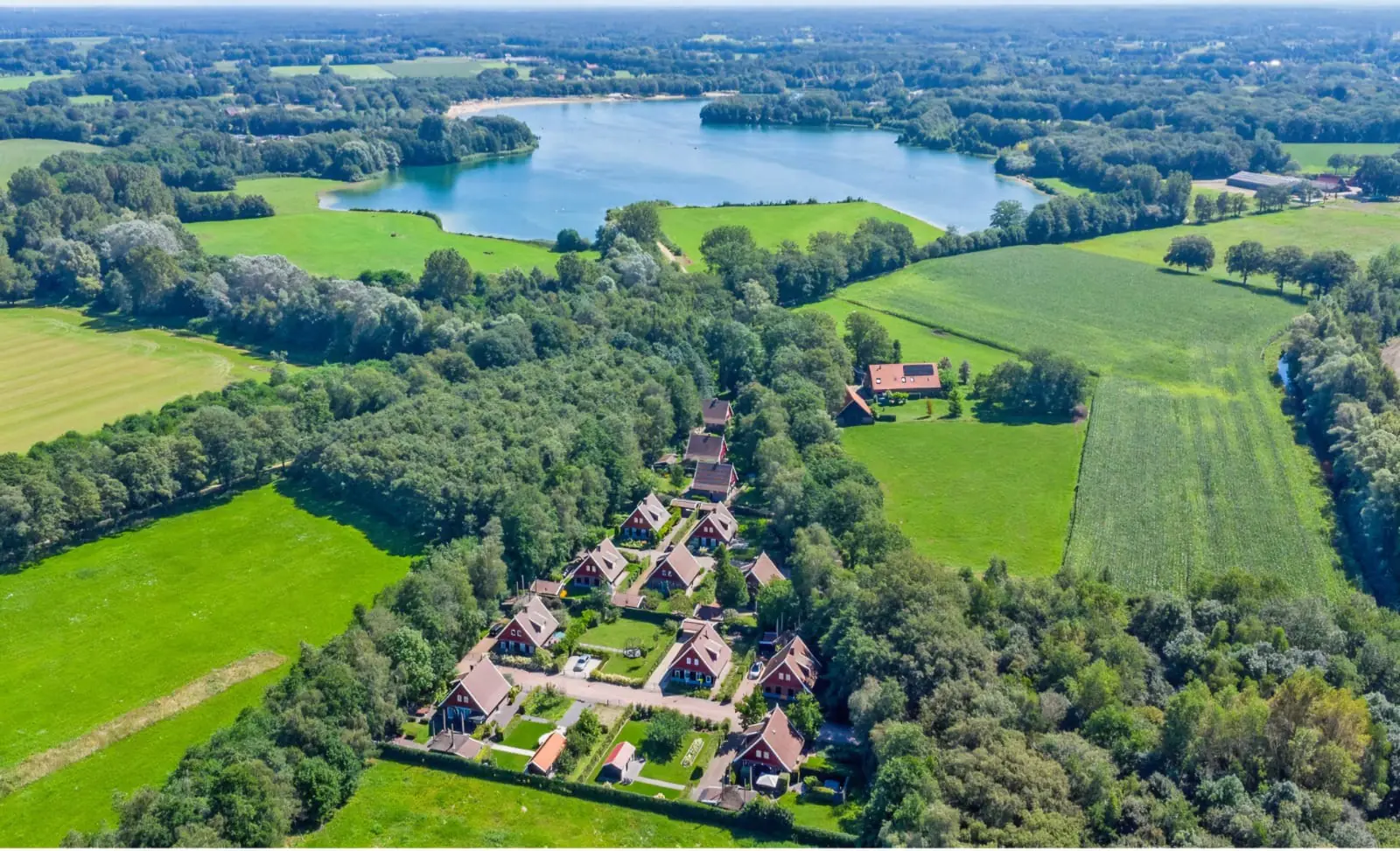 Het park vanuit de lucht